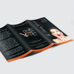 A4 folded to DL leaflets